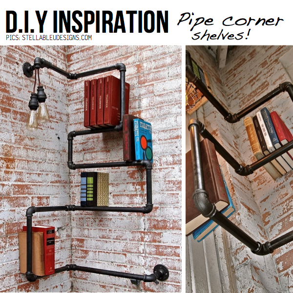 DIY Ingenious Corner Shelves Ideas