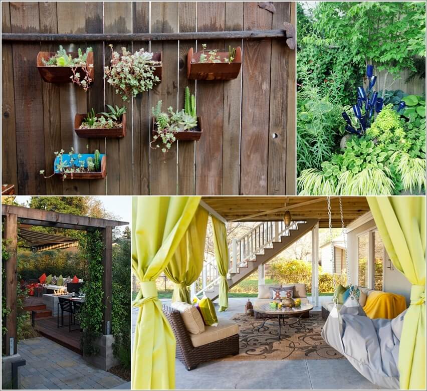 Low cost ways to add fun to a patio