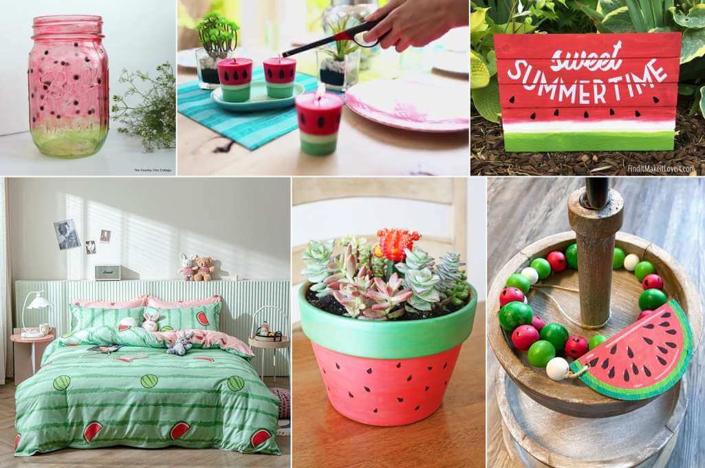 Watermelon Inspired Home Decor Ideas