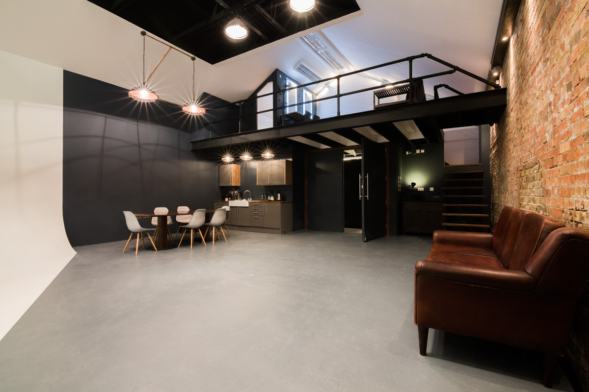 Hackney Studios Studio Two Blackout Infinity Cove Studio Amazing Space Studios