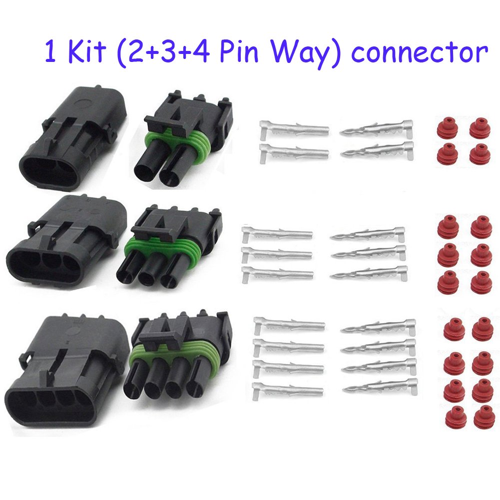 Buy HIFROM 1 Kit (2+3+4 Needle Way) Waterproof Electrical Connector 1