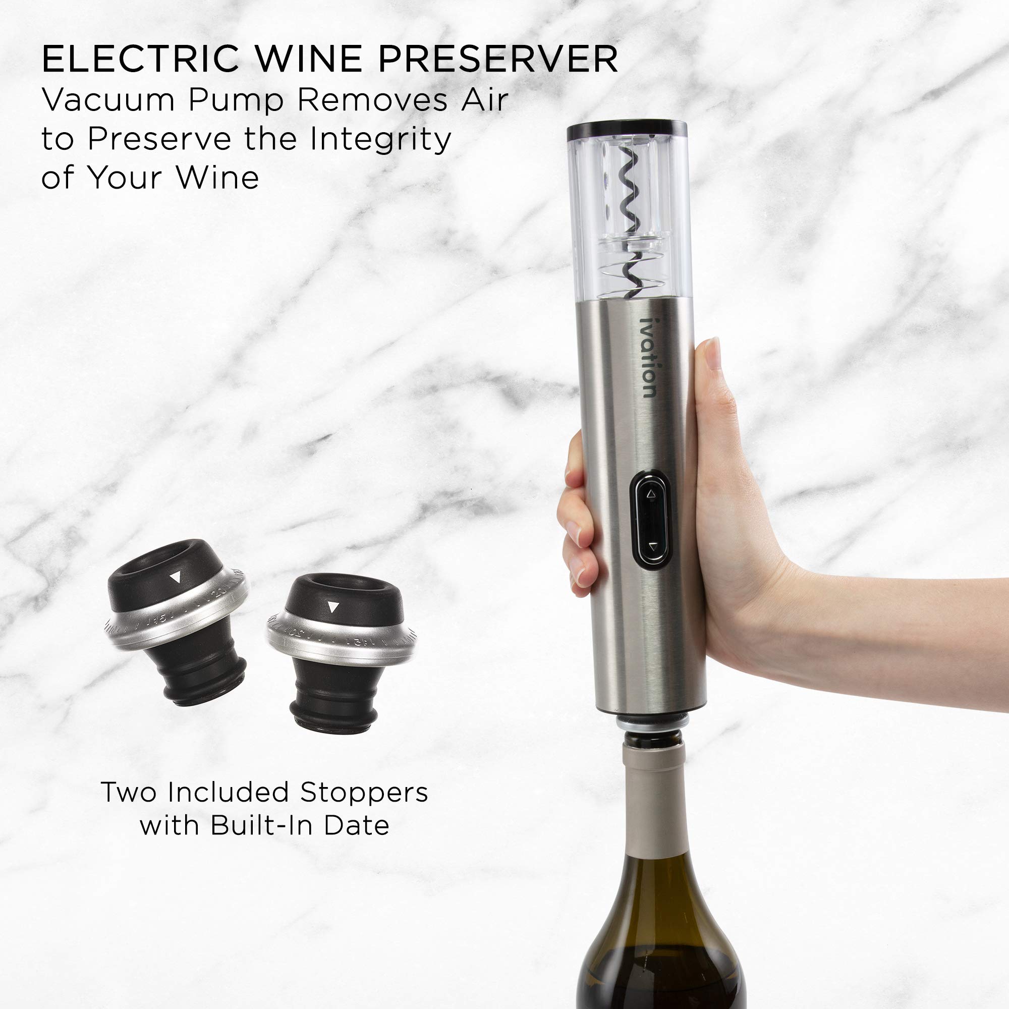 Ivation 6in1 Wine Gift Set Wine Lover’s Dream Includes Stainless
