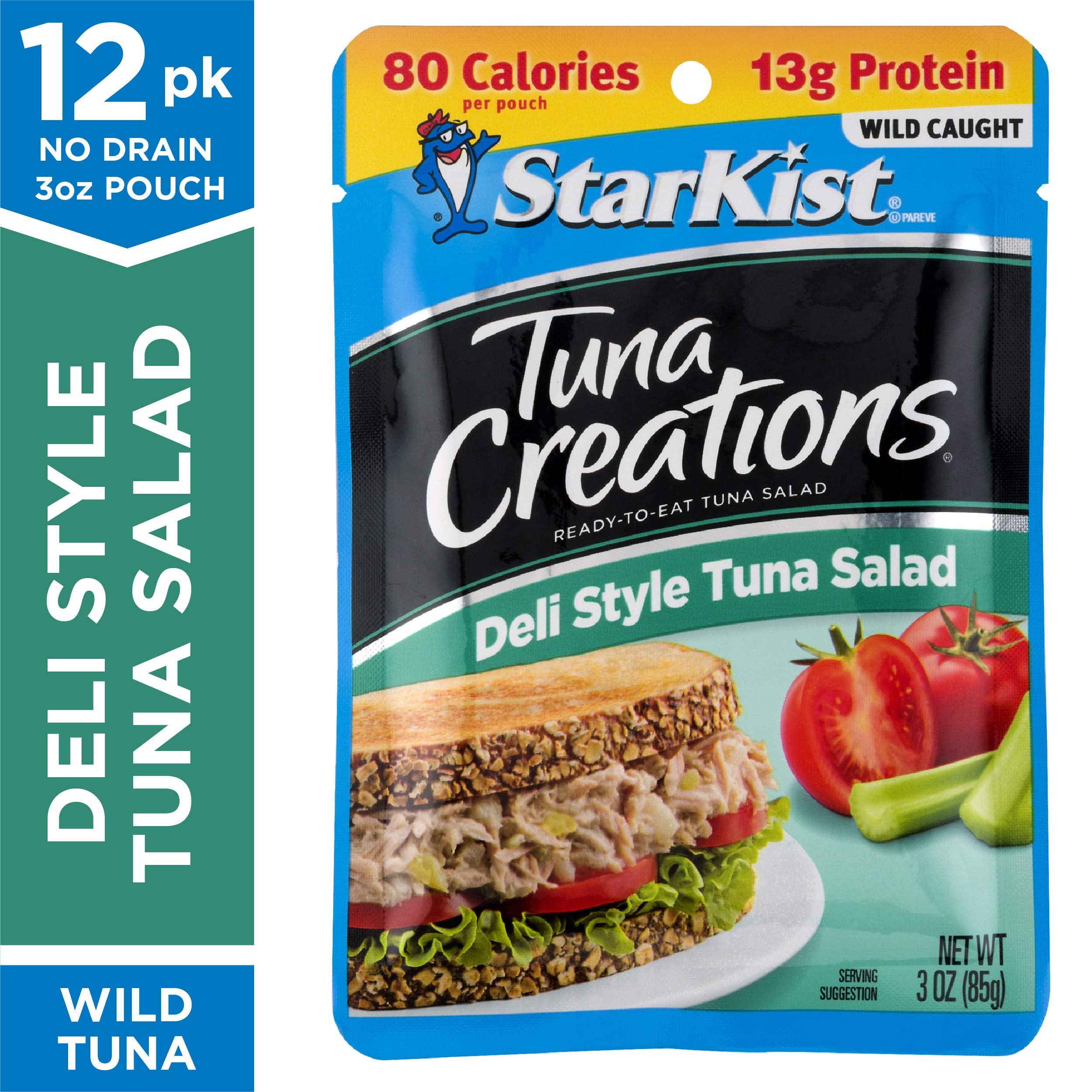 StarKist Tuna Creations Deli Style Tuna Salad 3 oz Pouch (Pack of 12