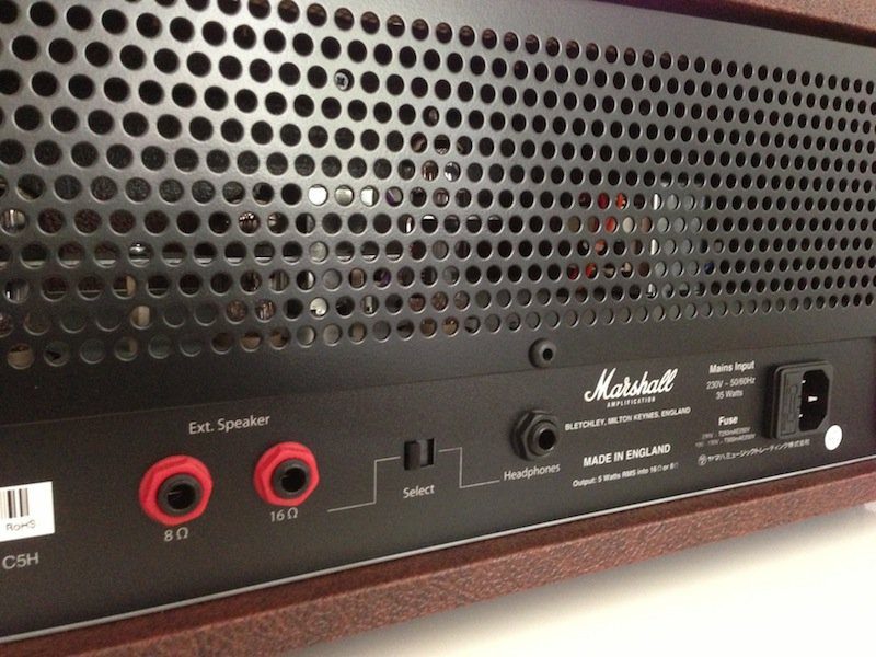 Test Marshall Halfstack Greta, Gitarrenverstärker Seite