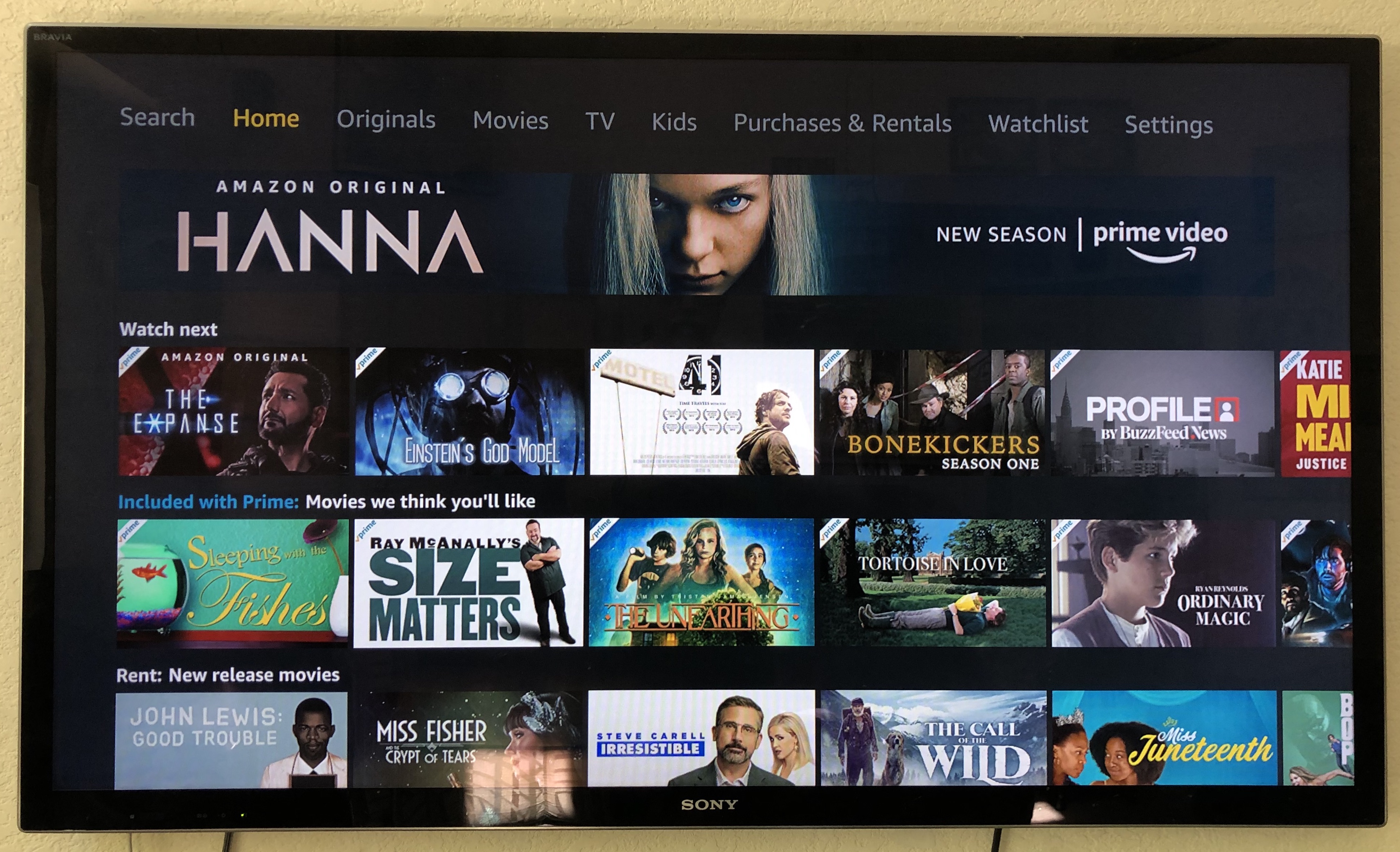 How do you change profiles on the Amazon Prime Apple TV App?