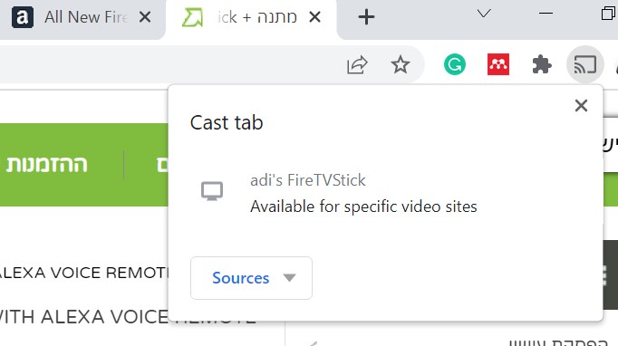 Fire TV Stick does not cast my PC.