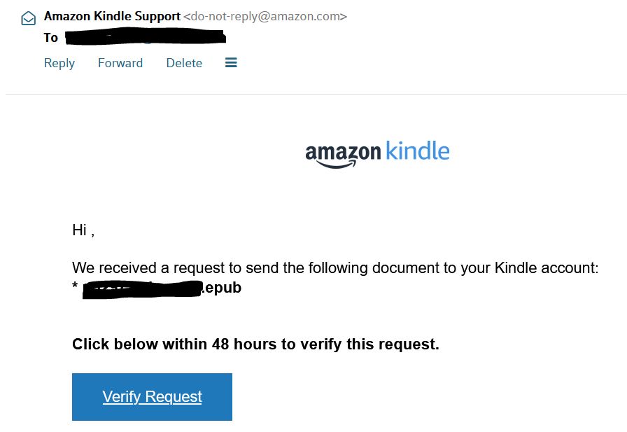 Send to Kindle not working