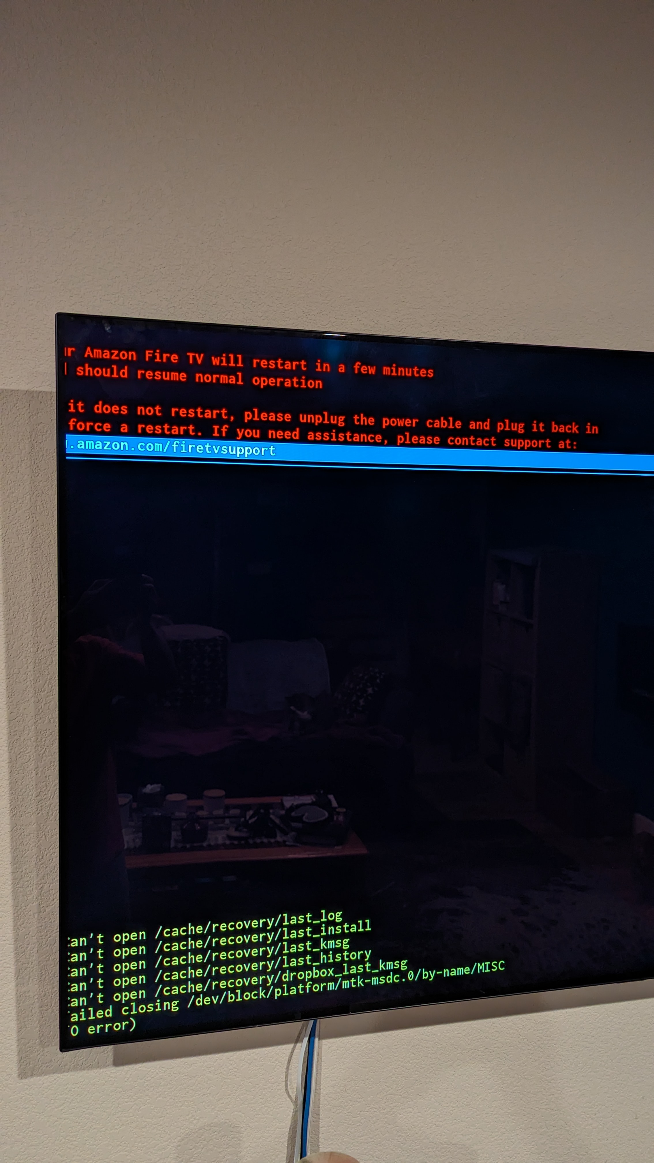 Fire TV Stick stuck on Amazon logo