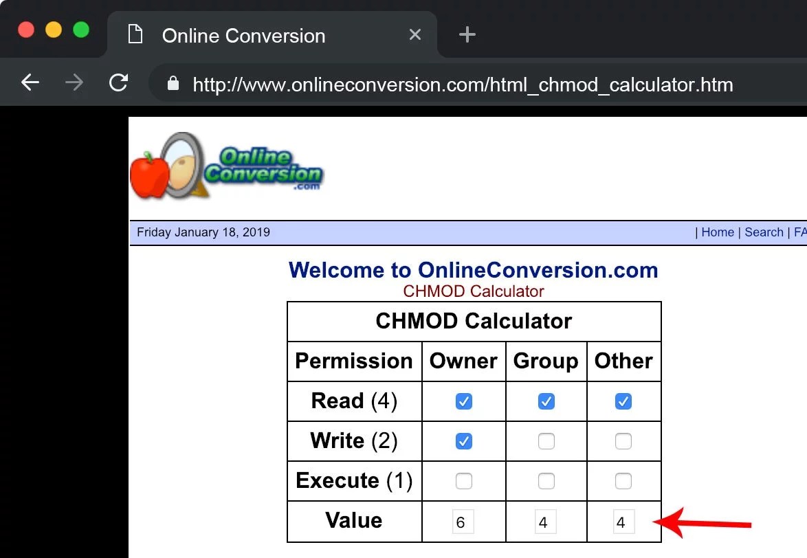Chmod file permissions calculator 208143Chmod file permissions