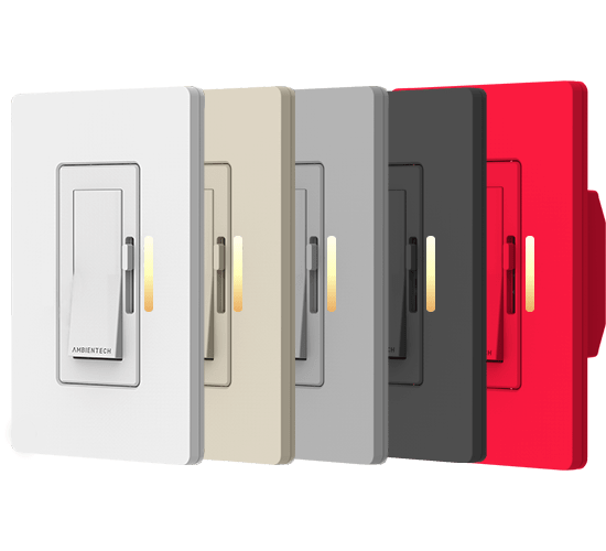 Dim to Warm Wall Switch AmbienTech Tunable White & Dimming Control