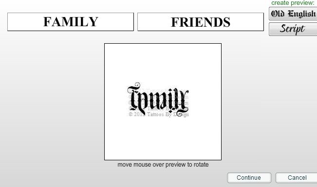 Ambigram Generator