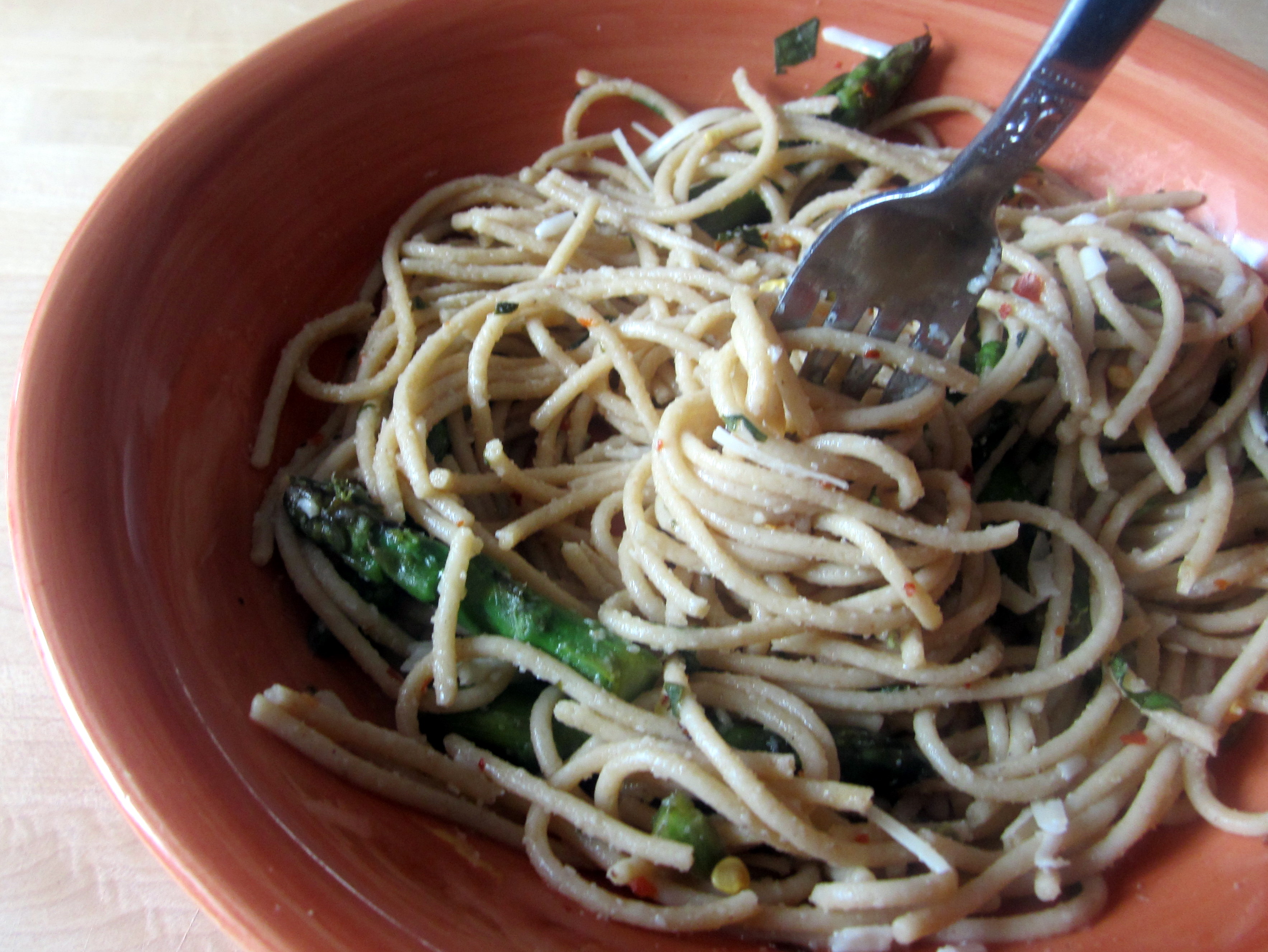 Whole Wheat Lemon Spaghetti with Asparagus Ambitious Kitchen
