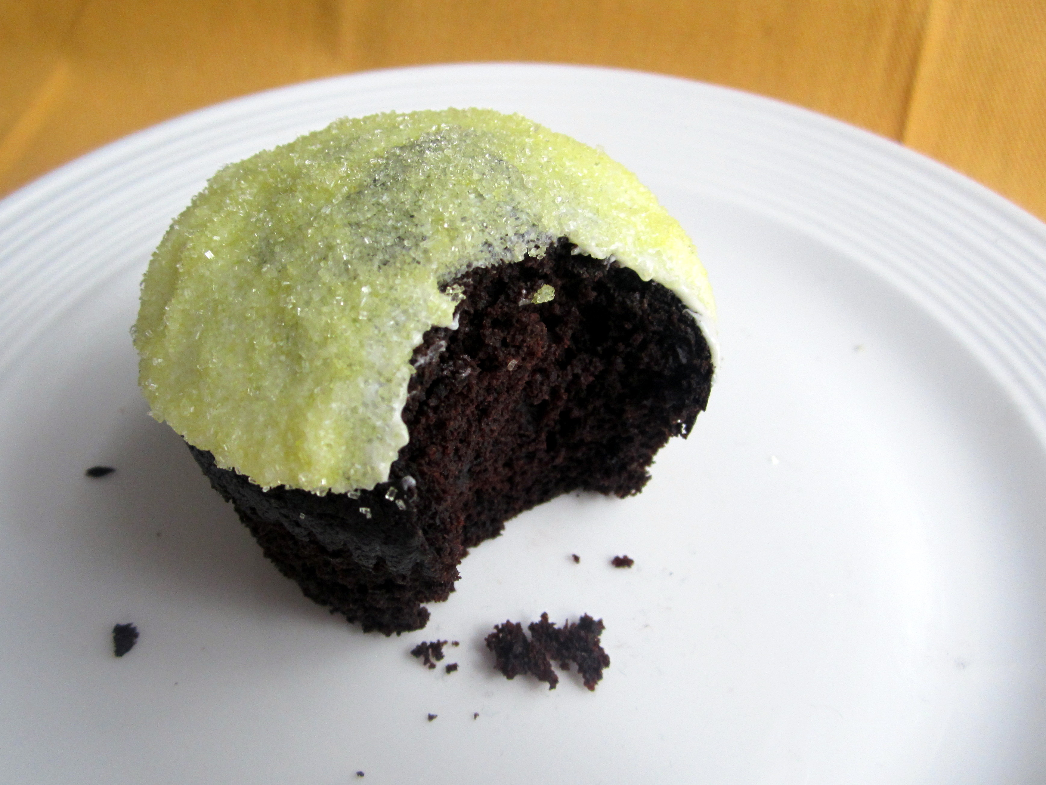 Vegan Chocolate Cupcakes with Orange Cream Cheese Frosting Ambitious