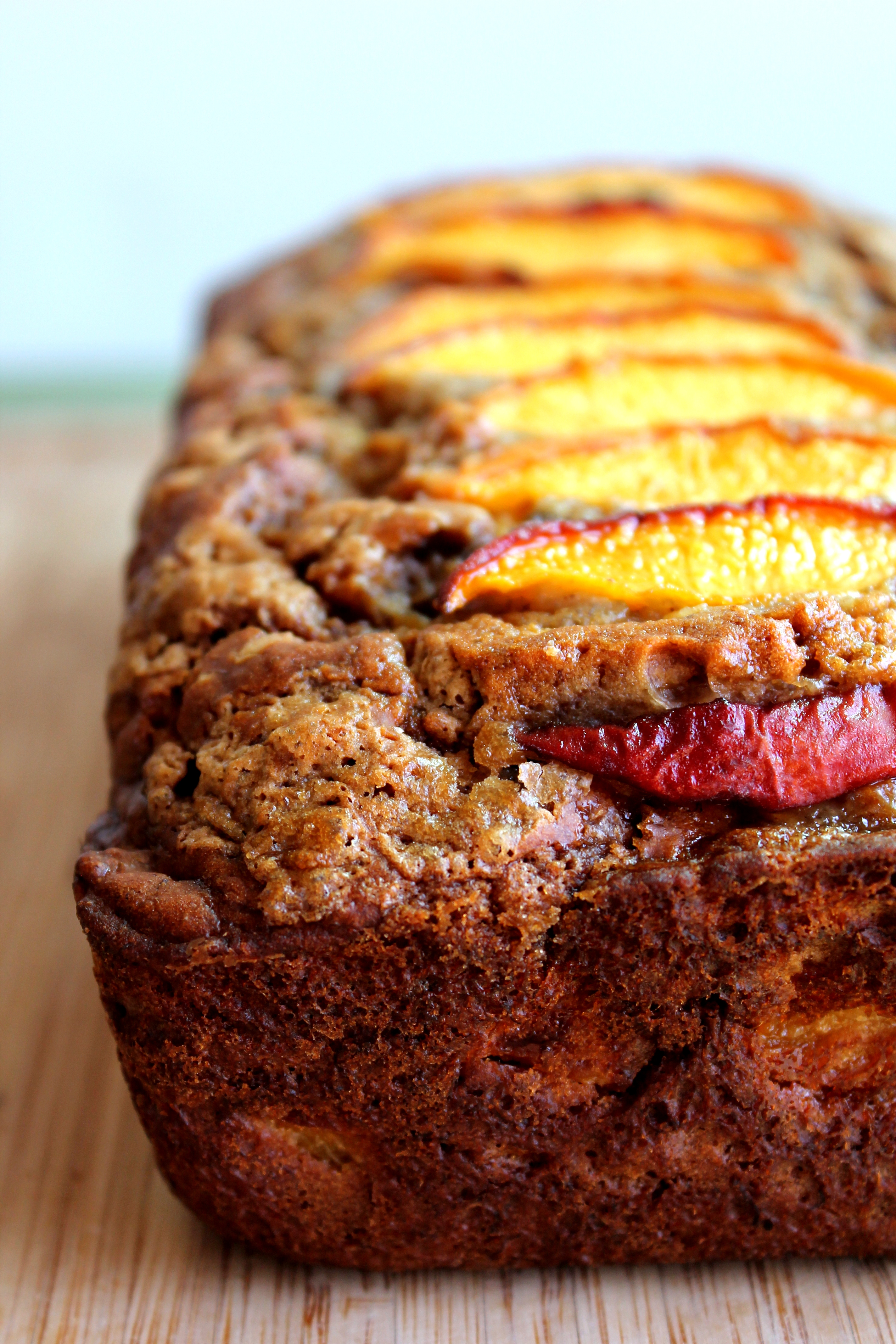 Lowfat Cinnamon Peach Banana Bread Ambitious Kitchen