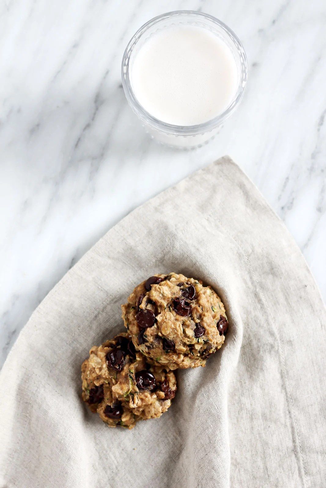 Healthy Chocolate Chip Zucchini Oatmeal Cookies Ambitious Kitchen