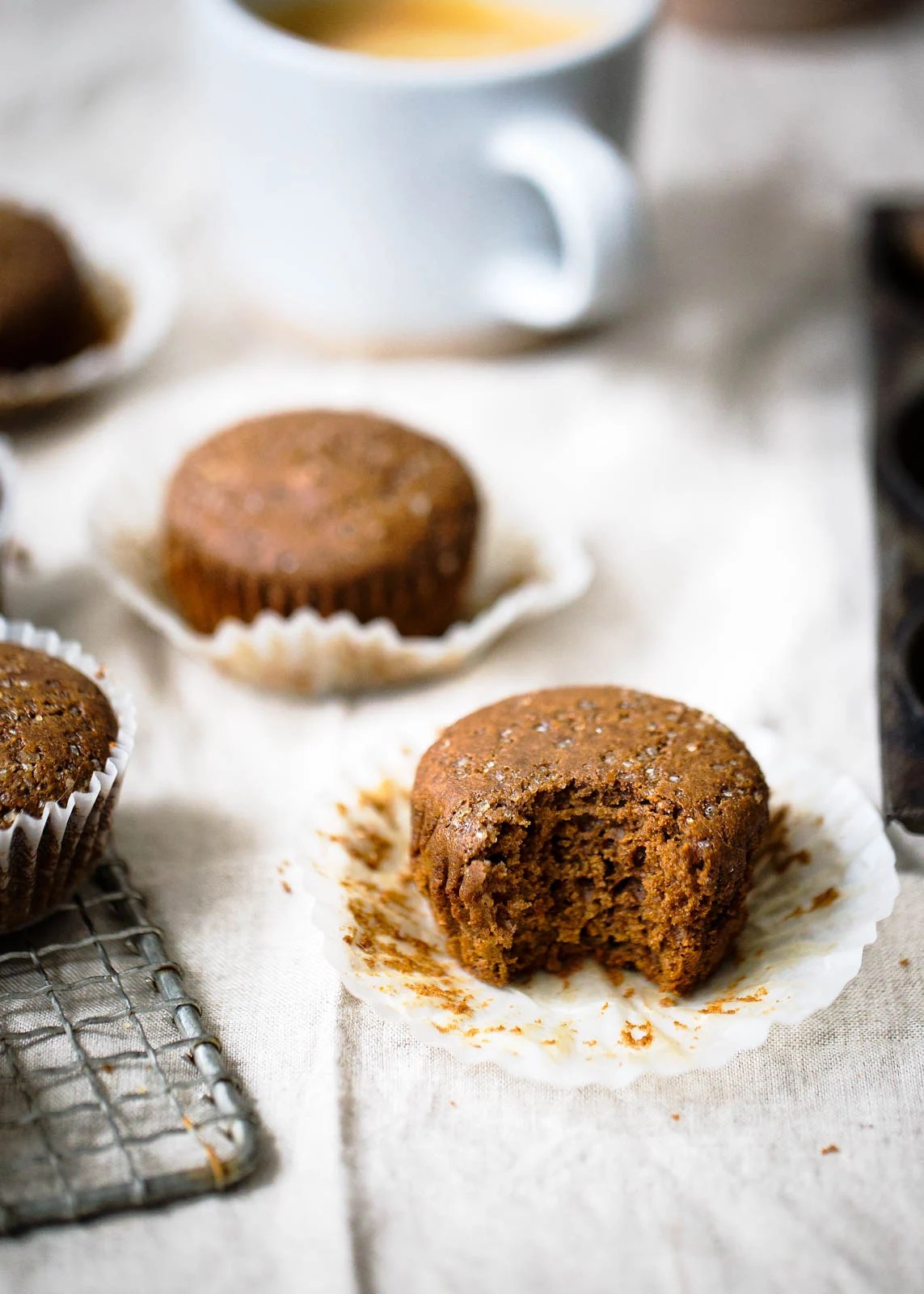 The Best Healthy Gingerbread Muffins Ambitious Kitchen
