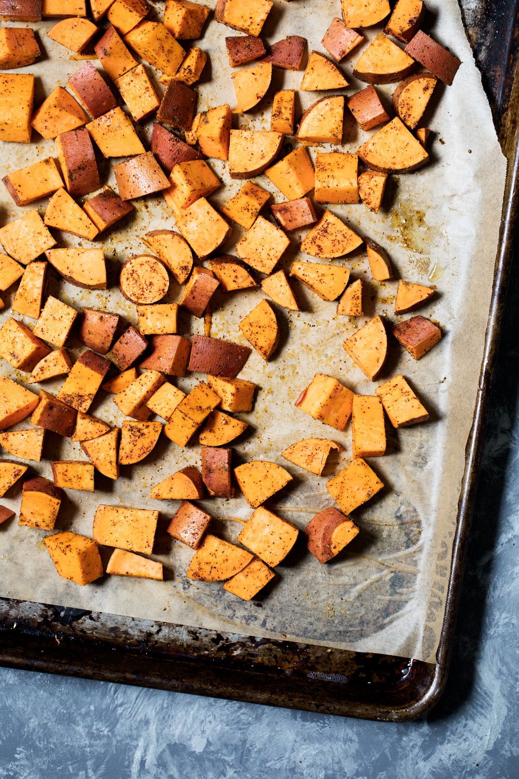 Sweet Potato Black Bean Enchiladas with Avocado Lime Crema Ambitious