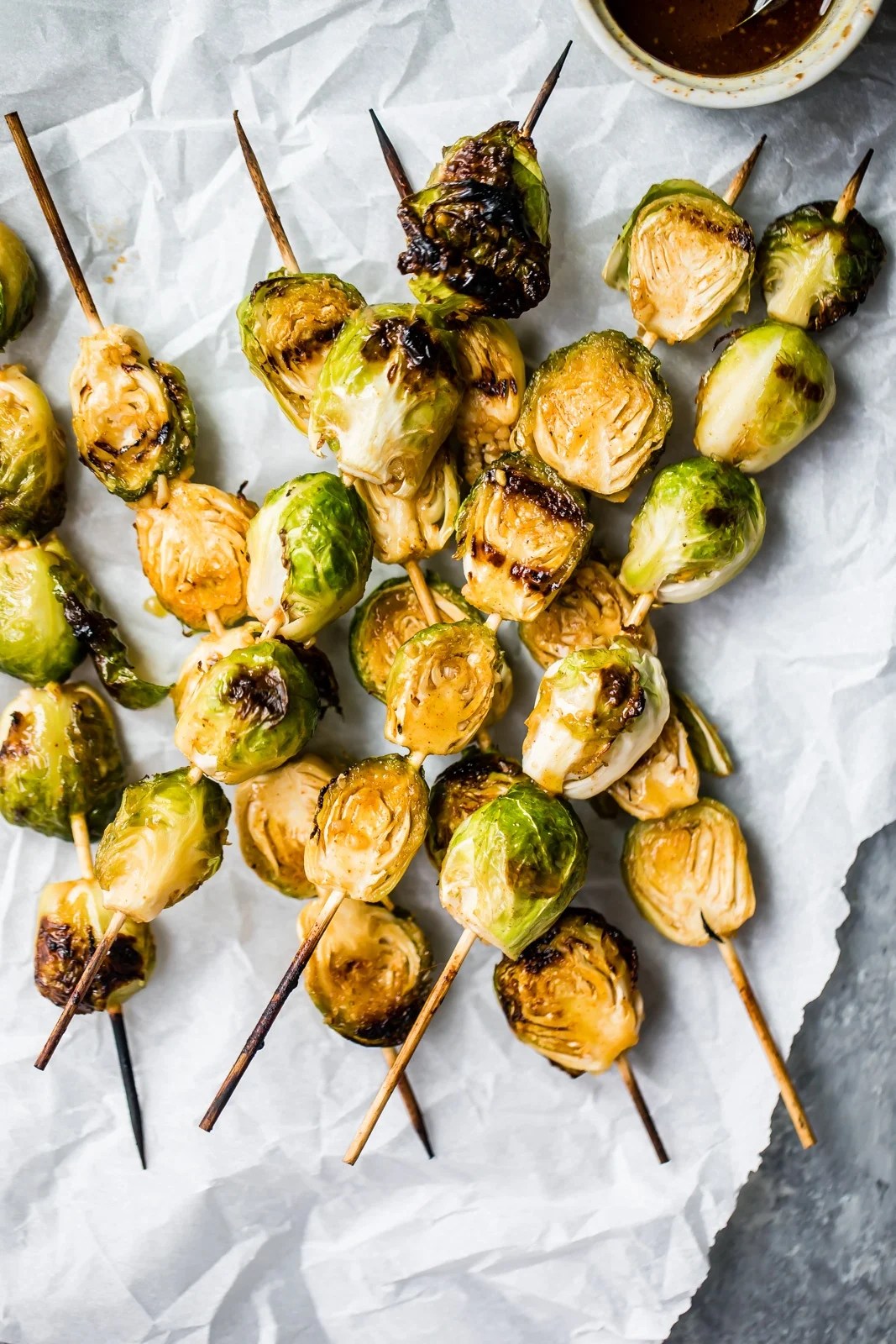 Spicy Maple Dijon Grilled Brussels Sprouts Ambitious Kitchen