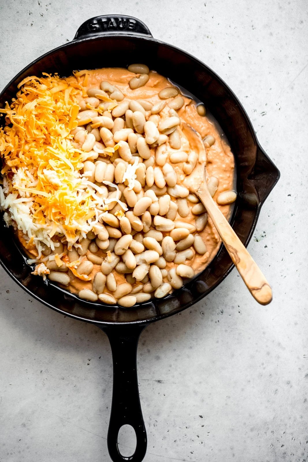 Vegetarian Three Cheese White Bean Buffalo Dip Ambitious Kitchen