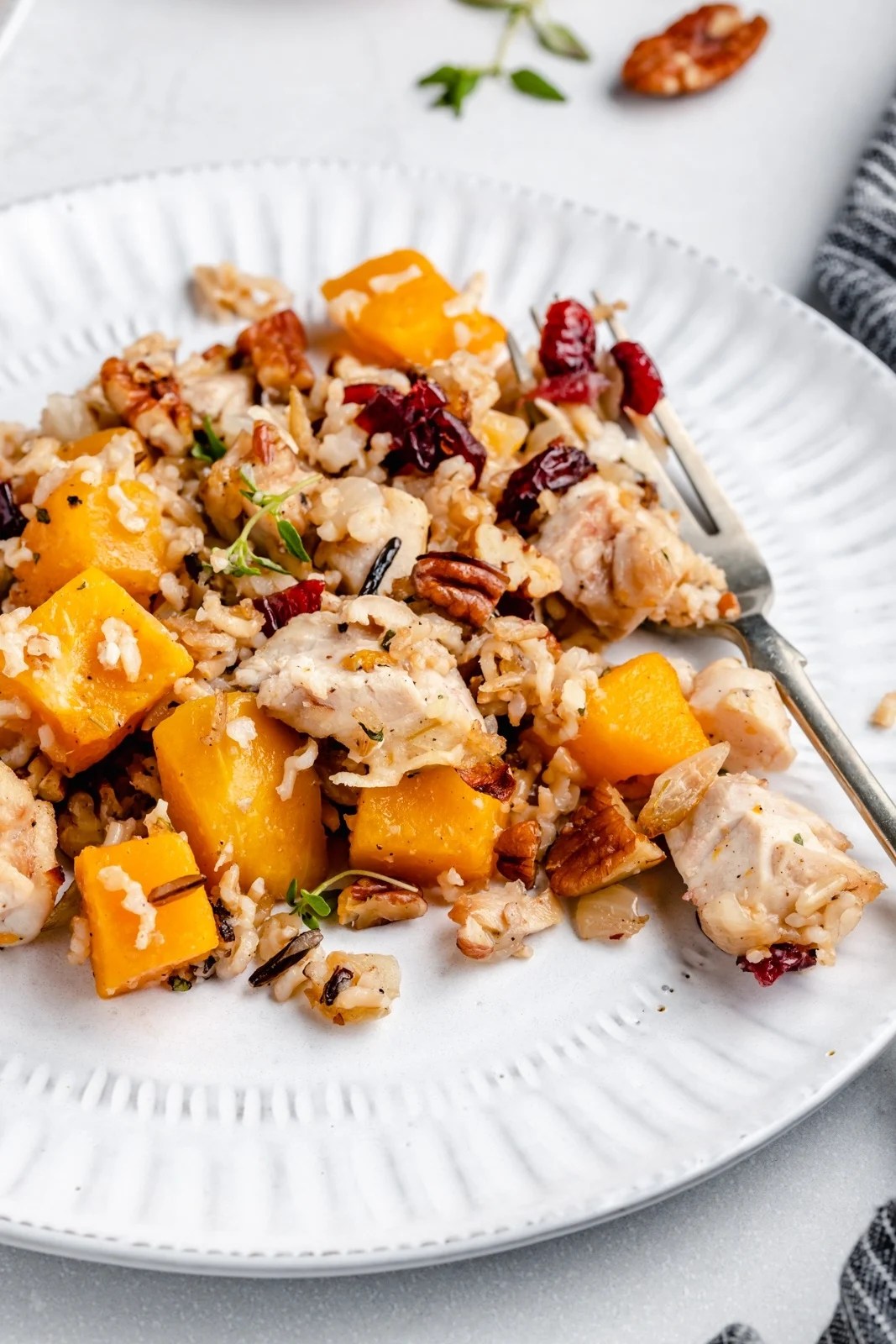 Butternut Squash, Chicken and Wild Rice Casserole Ambitious Kitchen