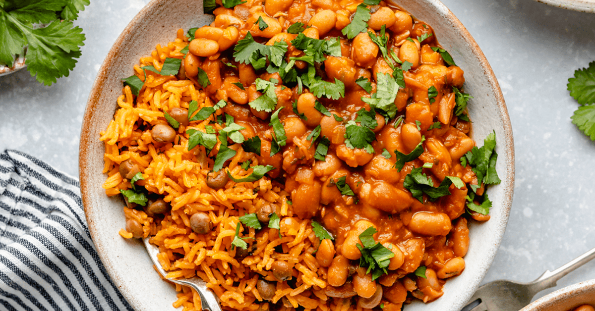 Mom's Authentic Puerto Rican Rice and Beans Ambitious Kitchen
