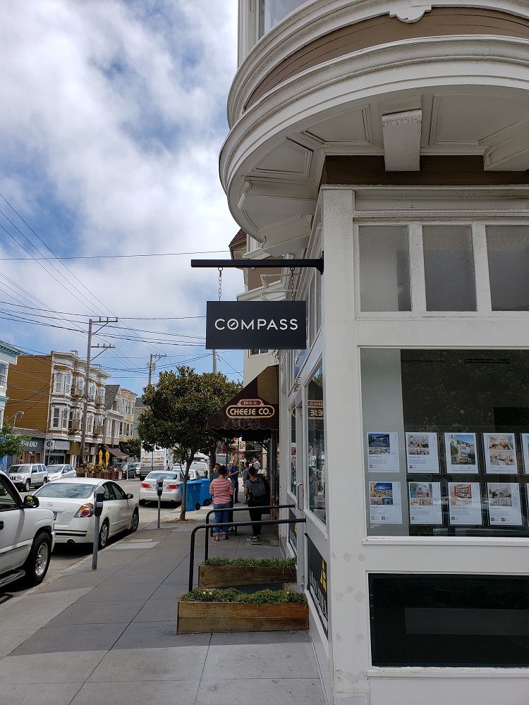 Compass San Francisco, CA Amcoe Sign Company Golden Gate Sign