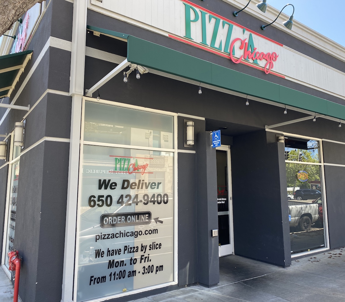 Pizza Chicago Palo Alto, CA Amcoe Sign Company