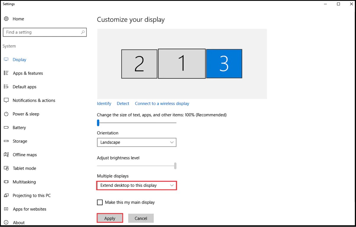 How to Configure Displays in Duplicated and Extended Modes