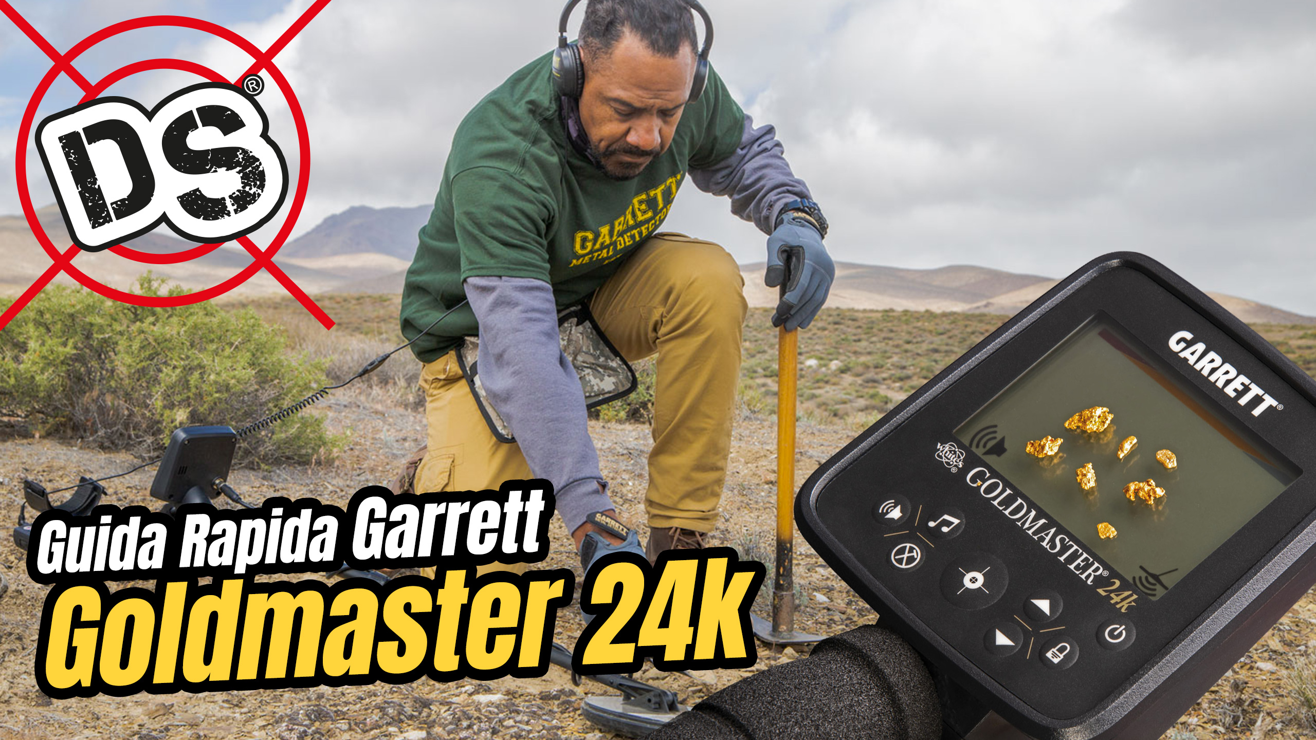 GARRETT GOLDMASTER 24K GUIDA RAPIDA... Advanced Metal Detecting