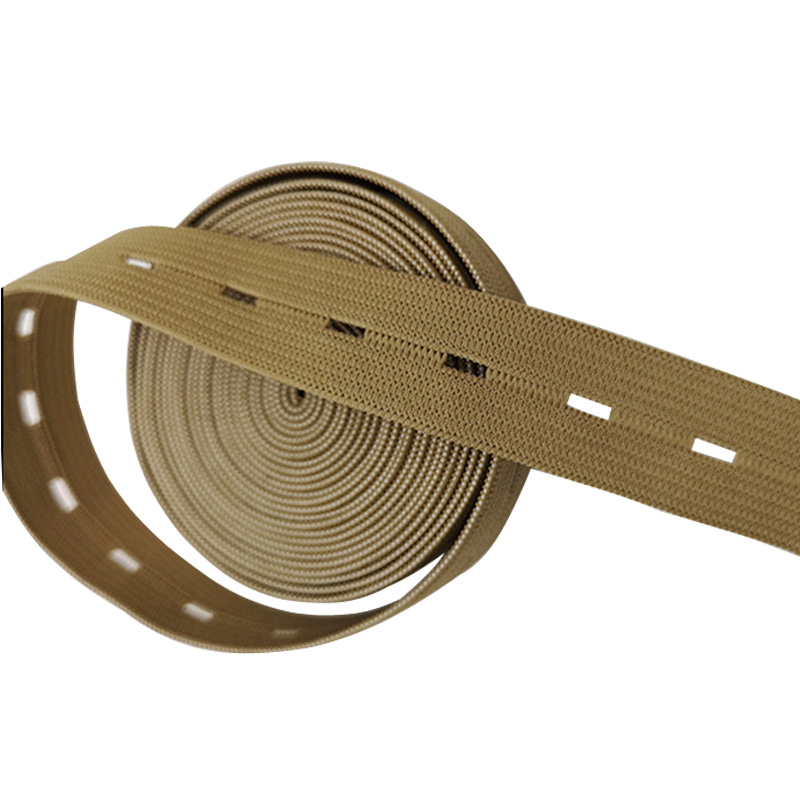 Adjustable Waistband Elastic Band With Buttonhole Function