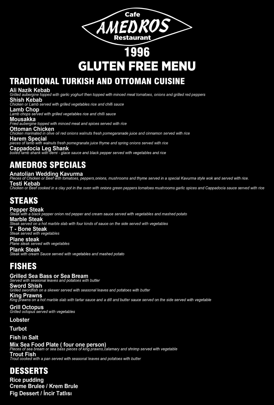 GlutenfreeVegan Glutenfreevegan Amedros Cafe & Restaurant in