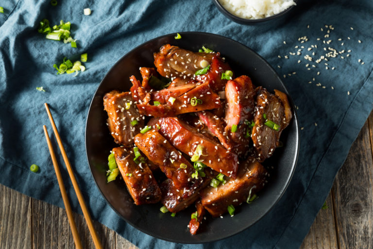 Slow Cooker Asian Pork Ribs with Sticky Sauce A Menu For You