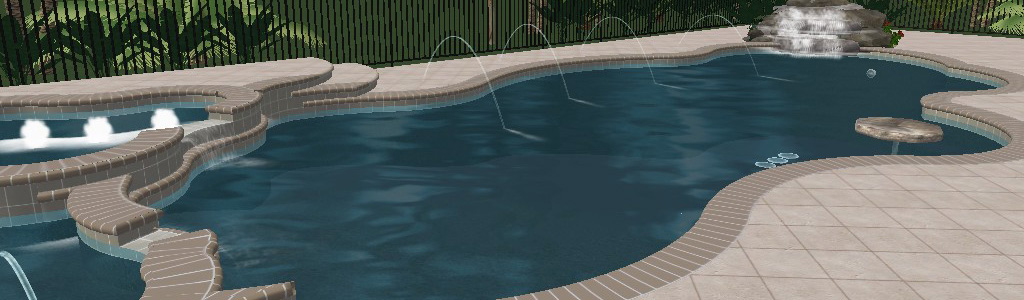 Swimming Pool Design Ideas in 3D Orlando, Vero Beach, FL