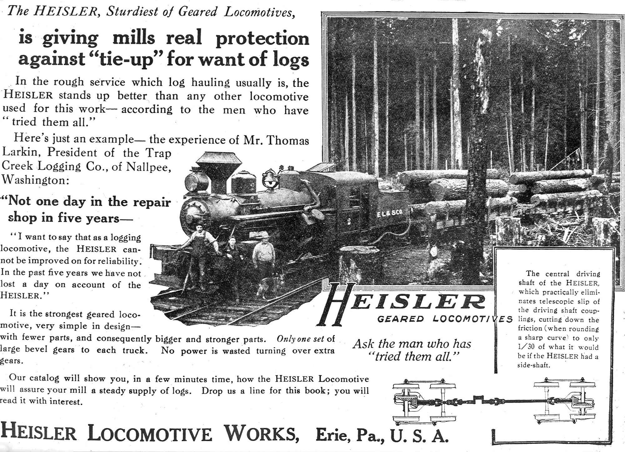 The Heisler Geared Steam