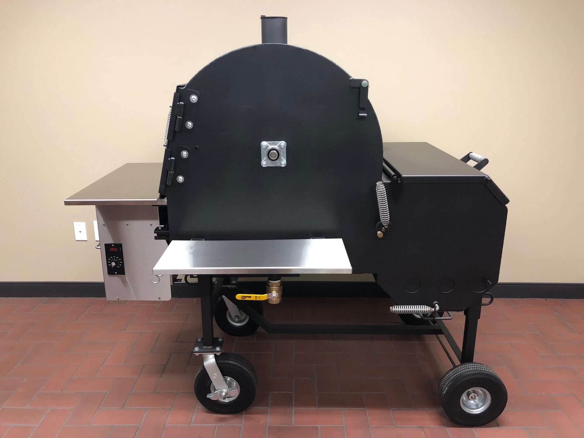 PitBoss with Stainless Rotisserie and Pellet System American