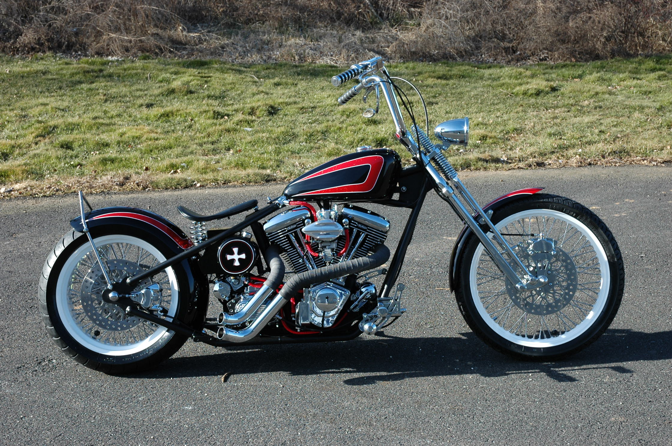 Purchase KRAFT TECH 200 TIRE RIGID FRAME HARLEY BOBBER CHOPPER in