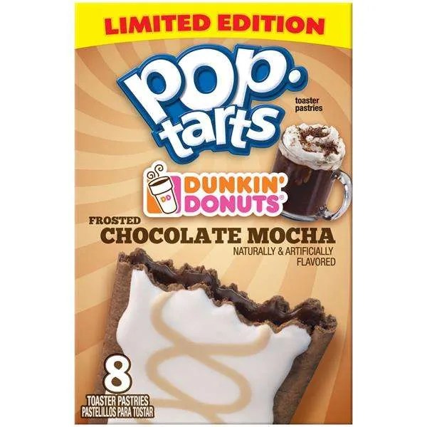 Pop Tarts Cholate Mocha Dunkin' Donuts Limited Edition biscotti