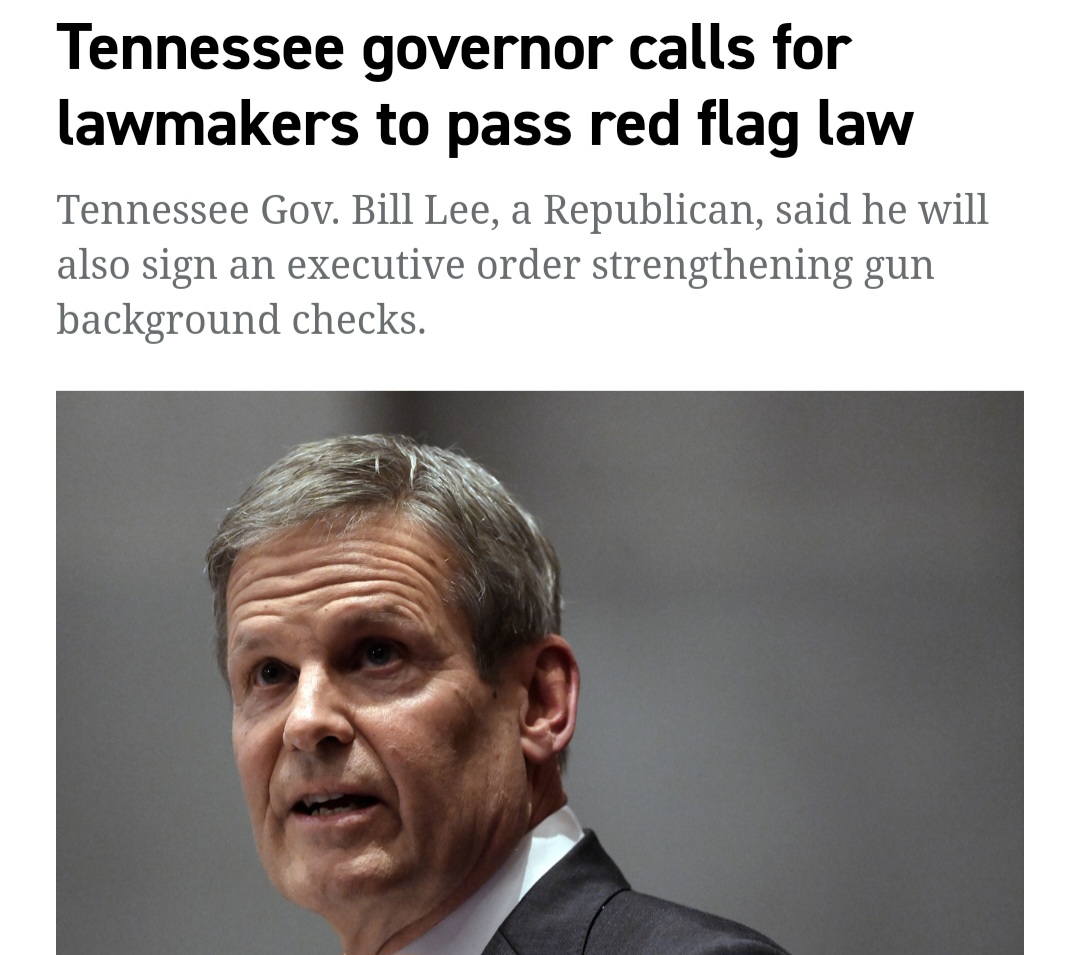 Gov Bill Lee Demands "Red Flag" Law for Tennessee! American Firearms