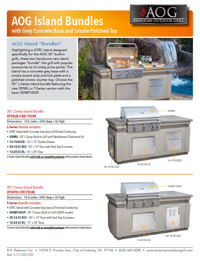 Catalog and Manuals American Outdoor Grill