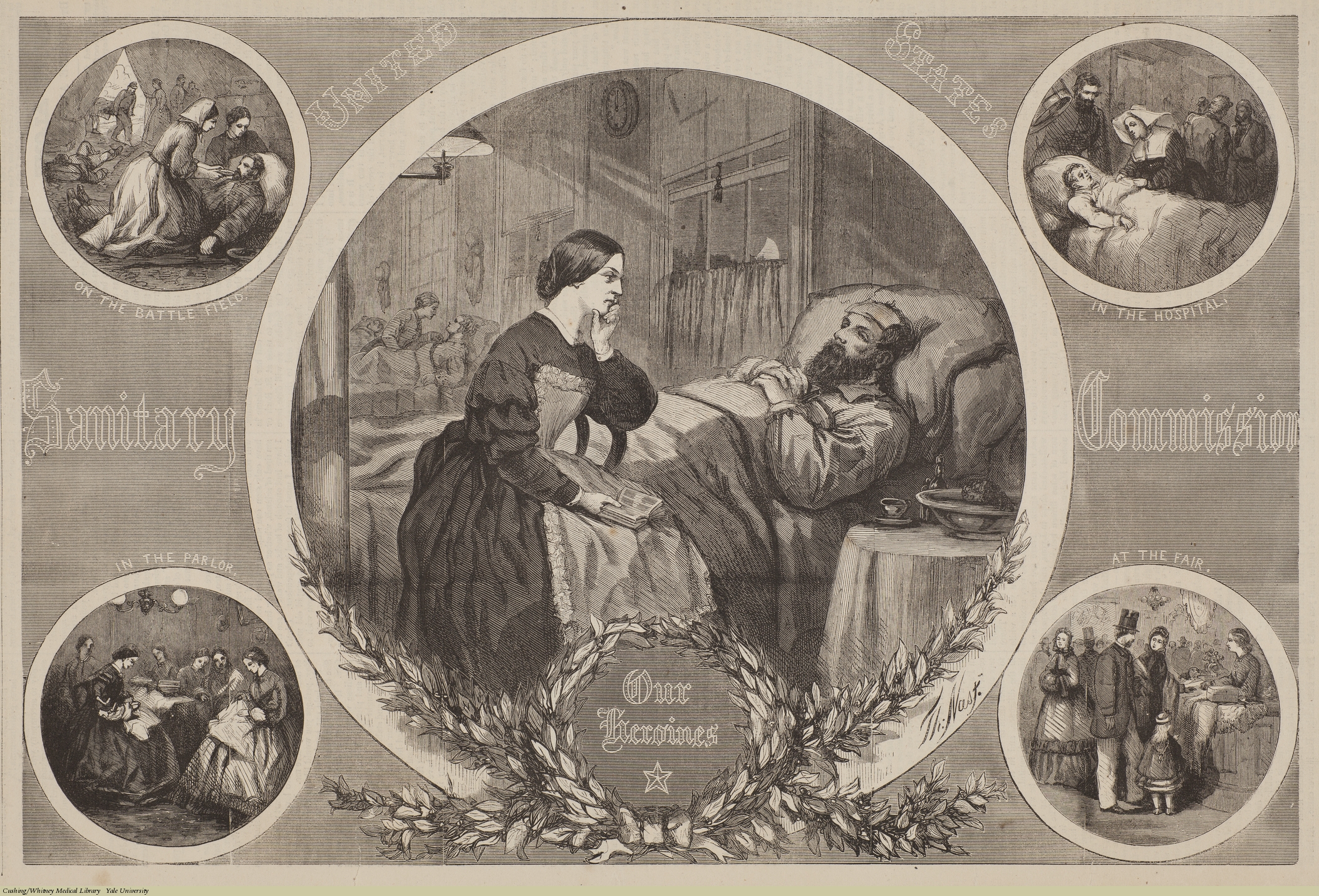 Civil War Nurses Illustration, 1864 The American Yawp Reader