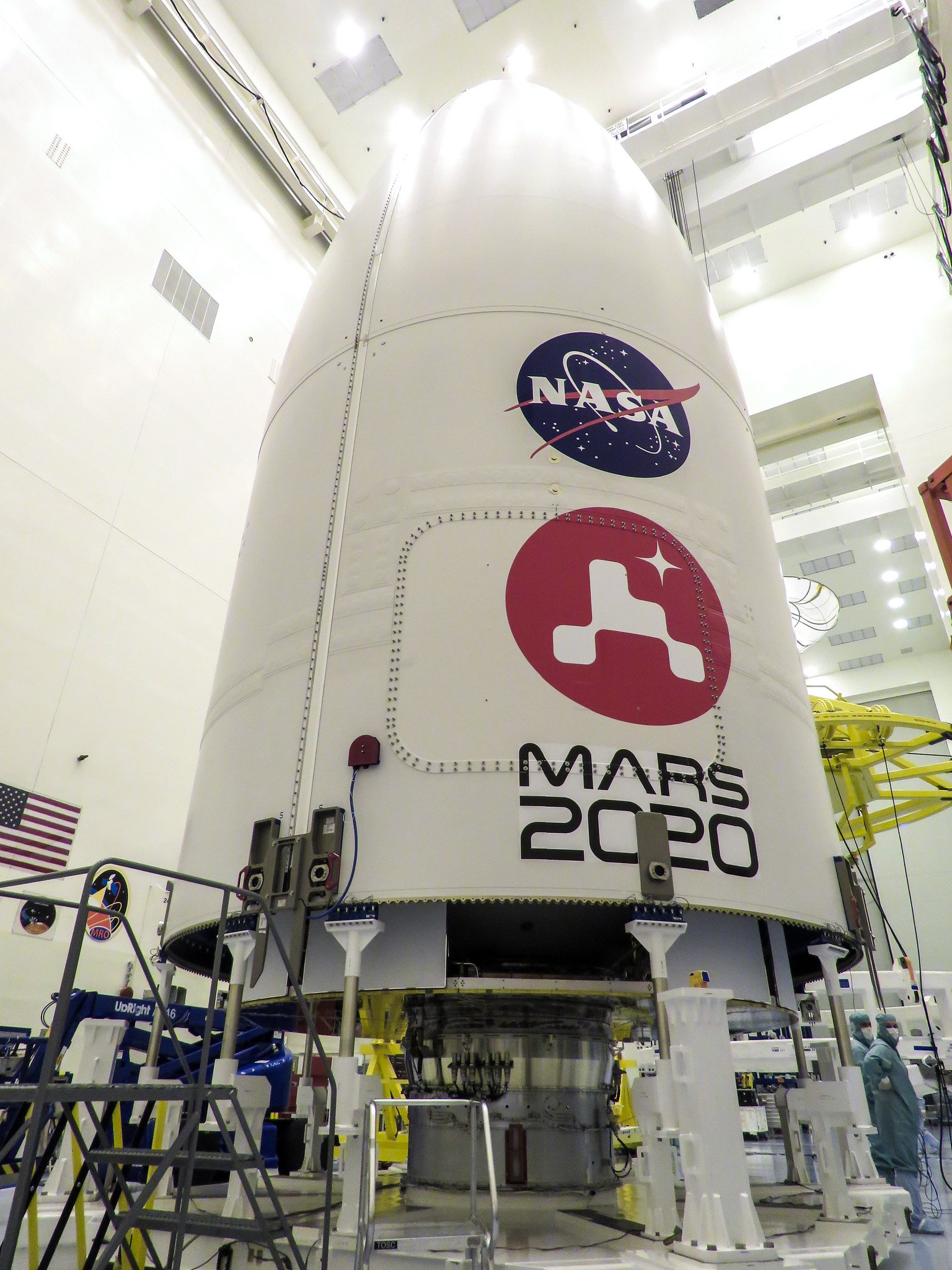 Perseverance Rover Hoisted Atop Atlas V Rocket for Launch to Mars NET July 30 « AmericaSpace