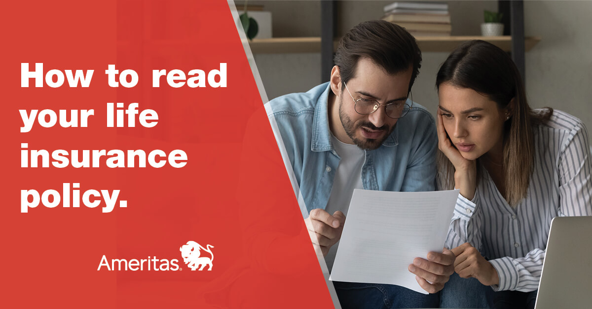 How to Read Your Life Insurance Policy Ameritas