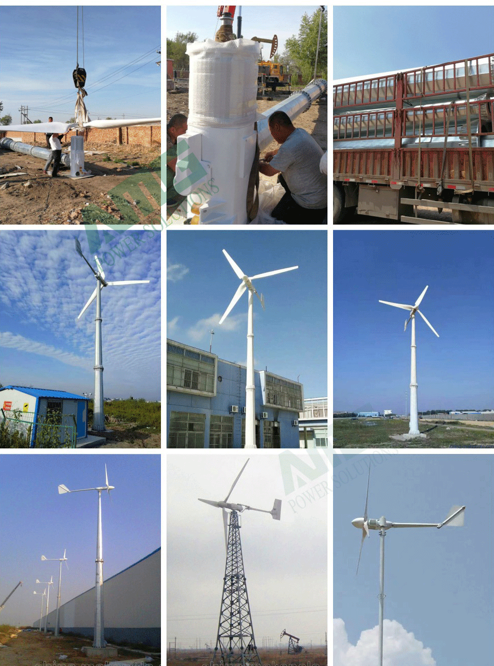 5000watt horizontal home wind turbine for on grid / off grid use