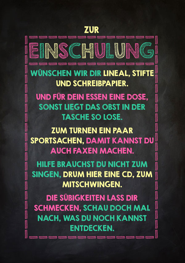 Die 10 schönsten Sprüche zur Einschulung amicella.de