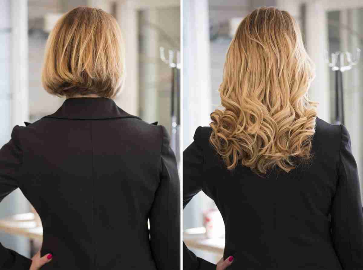 Extension Capelli da Corti a Lunghi con le Hair Extensions