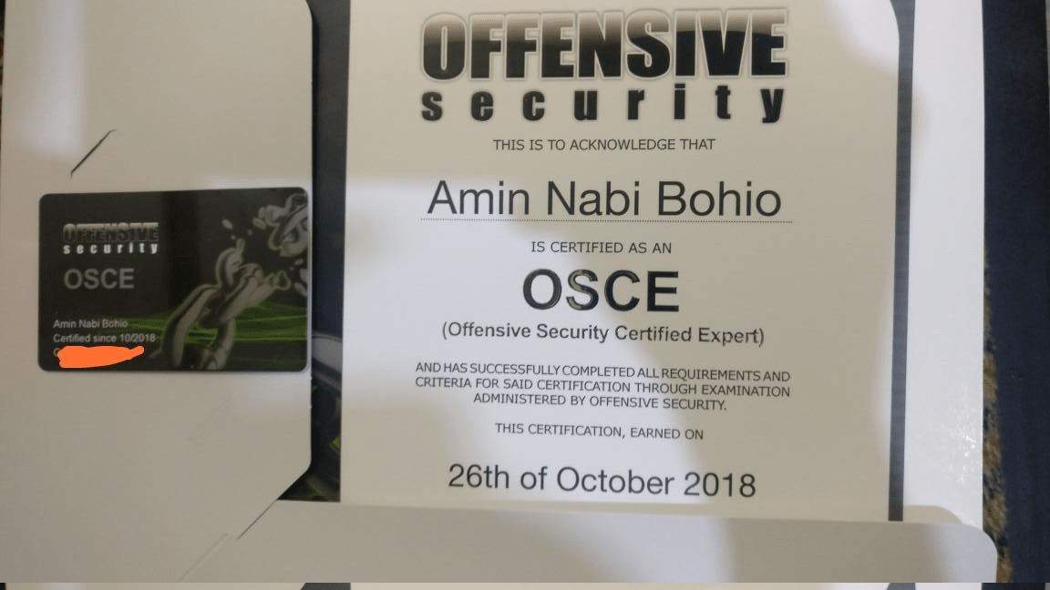 Review Offensive Security Certified Expert (OSCE) / Cracking the