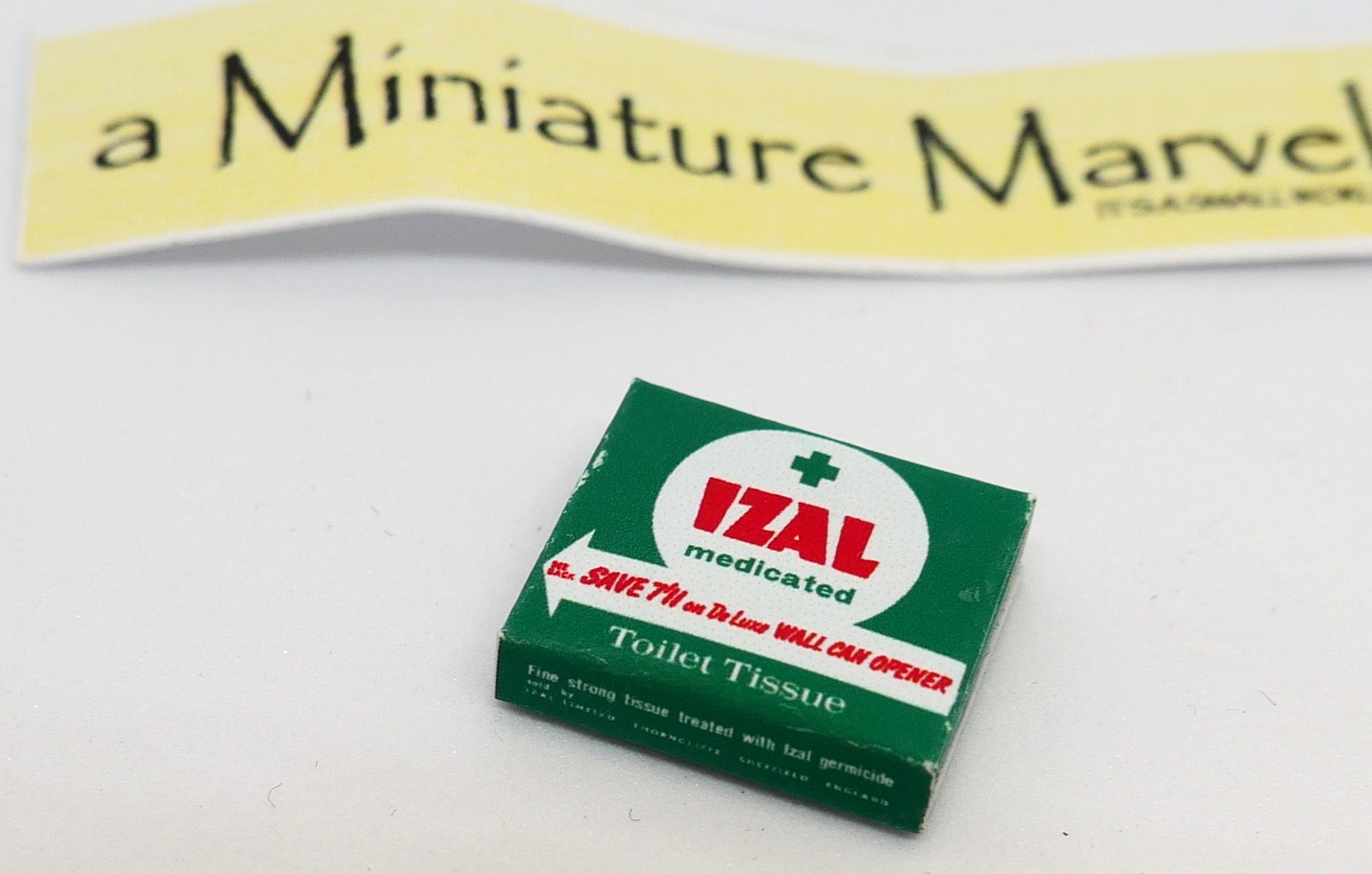 Izal Medicated Toilet Tissue A Miniature Marvel