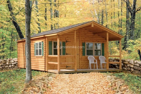Log Cabin Heritage Sheds Amish Mike Amish Sheds, Amish Barns, Sheds