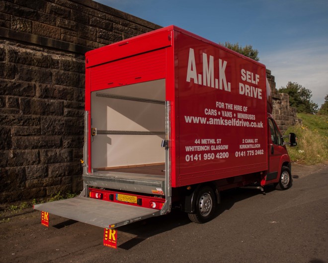 Rental Tail Lift Luton AMK Self Drive