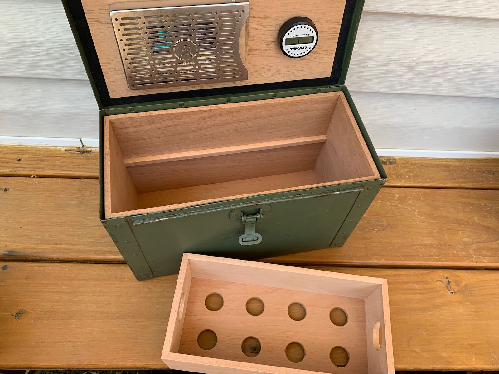 Ammodor Ammo Can Cigar Humidor .30 cal surplus ammunition box combat